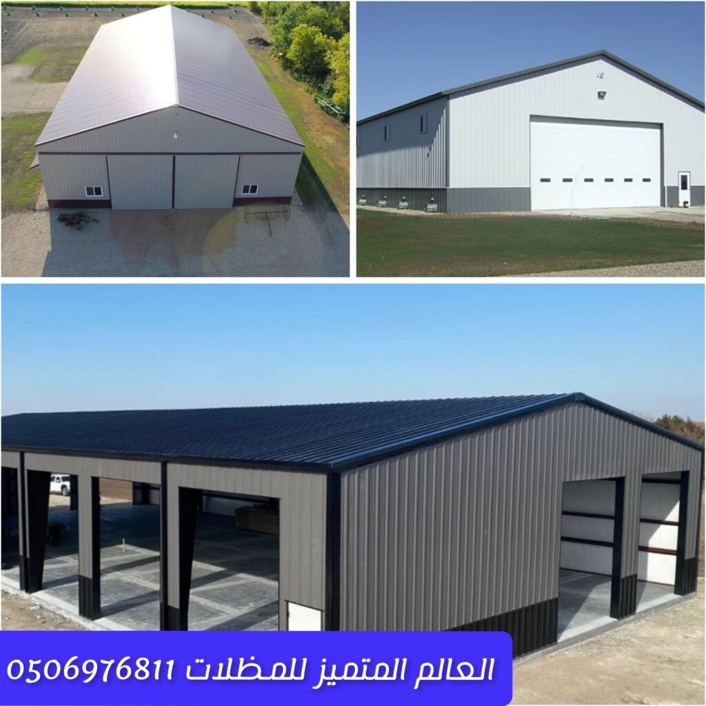 هنقر ساندويش بانل جاهز للمستودعات هيكل هنقر بعزل حراري لحماية البضائع تصميم مستودع ساندويش بانل لمساحات واسعة