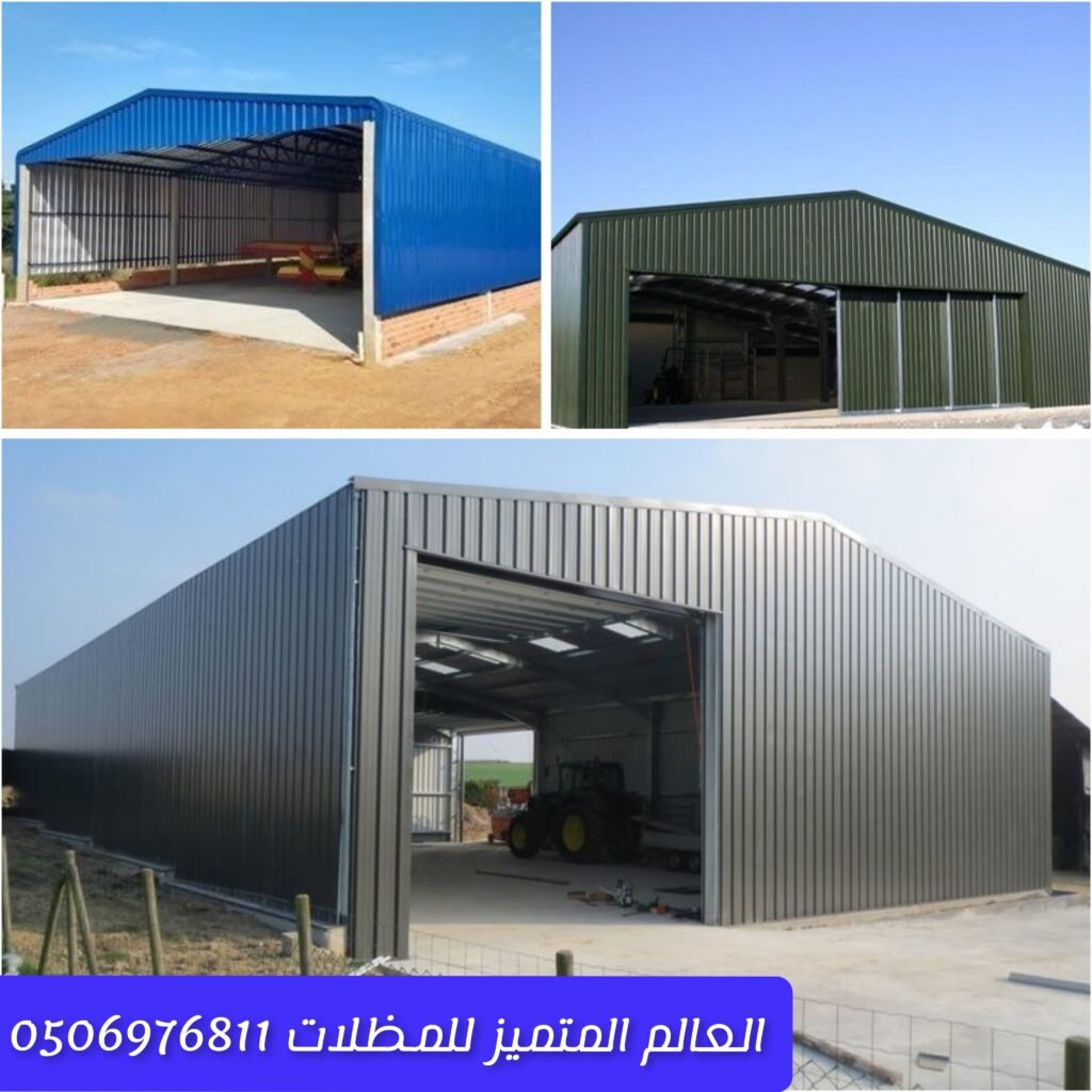 هناجر ساندويش بانل مع عزل حراري لحماية البضائع تركيب هياكل هنقر ساندويش بانل جاهزة للمستودعات تصميم هياكل تخزين صناعية بعزل حراري